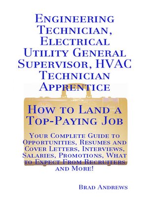 cover image of Engineering Technician, Electrical Utility General Supervisor, HVAC Technician Apprentice